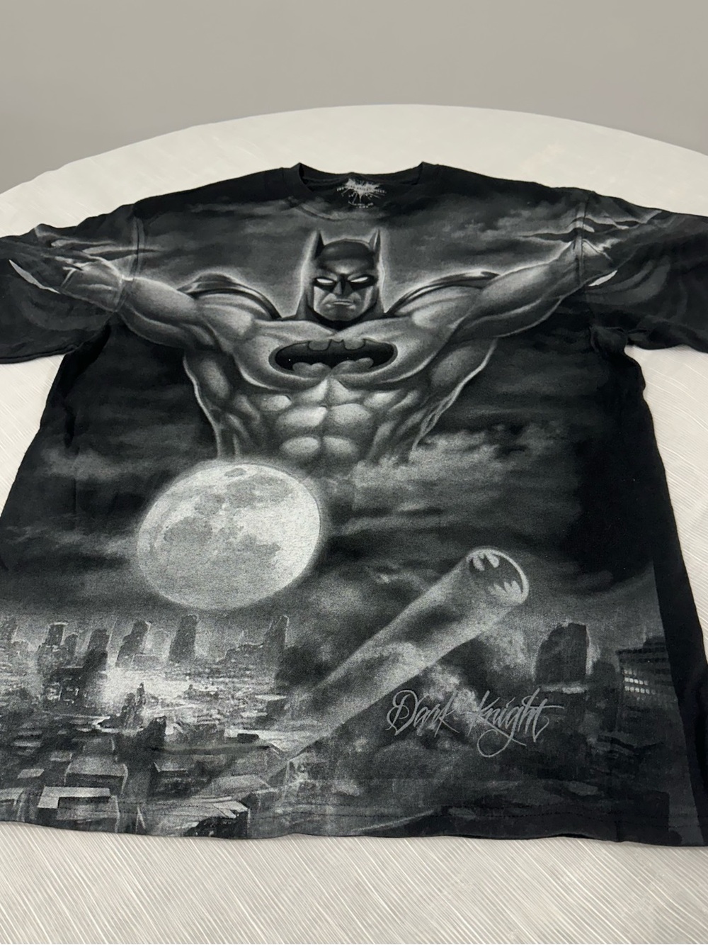 DC Comics Black & Gray Batman Graphic Tee
